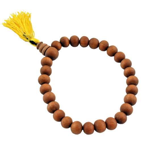 Power-Bracelet Sandelholz mit 27 Perlen